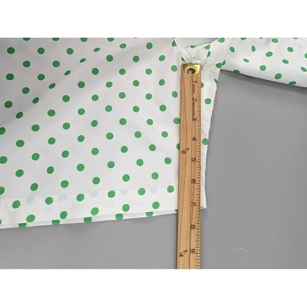 Womens Board Shorts Medium Green‎ Polka Dots Caribe Island Company Beach Surf